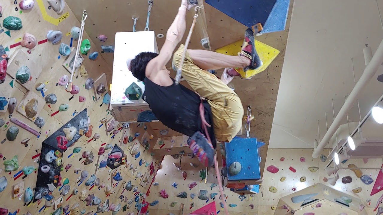 클라이밍 트레이닝(Climbing endurance training in M2gym) YouTube