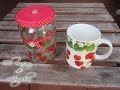 Decoupage lavable - Como decorar con decoupage una taza y poder lavarla