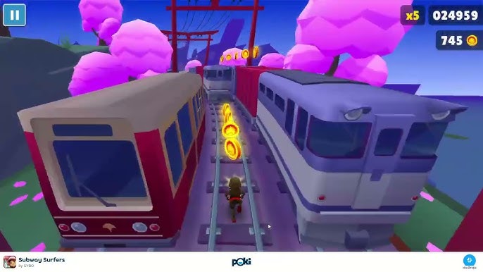 Pou Gameplay 2D, Pou vs Subway Surfers Subway City