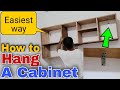 DIY How to Hang a Cabinet|How to Install Hanging Cabinet|Paano mag Hang ng Cabinet|chit-man channel