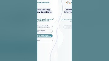 Software Testing Interview Questions with Answers for Fresher | STAD Solution