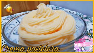 COMO HACER CREMA PASTELERA FÁCIL| RÁPIDA Y SIN GRUMOS| IDEAL PARA RELLENOS|dulceysalado⭐