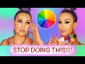 STOP TIK TOK COLOR THEORY CHALLENGE! WHY IT WILL NEVER WORK!! IN DEPTH COLOR THEORY