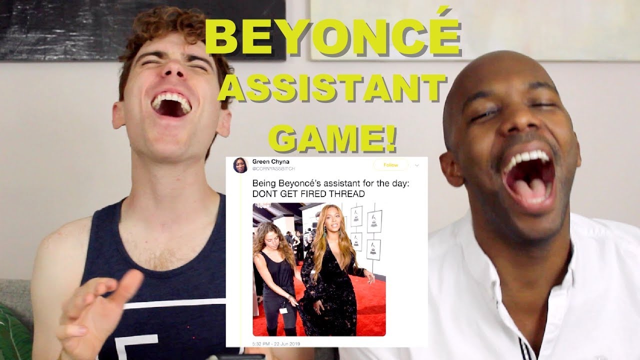 The Beyoncé Assistant Game (DON'T GET FIRED!) - YouTube