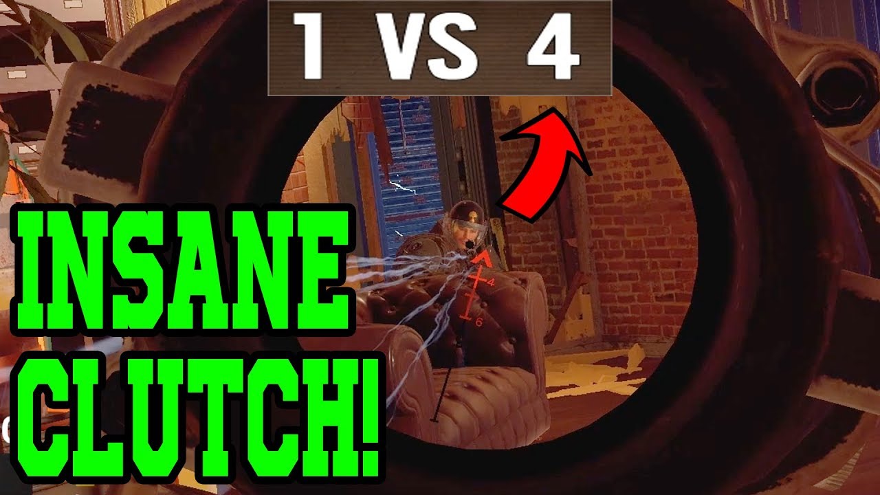Insane 1V4 CLUTCH! - Rainbow Six Siege - YouTube