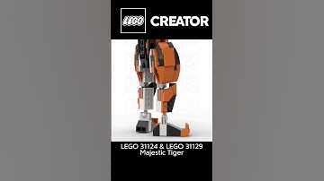 LEGO 31124 SUPER MECH & LEGO 31129 Majestic Tiger