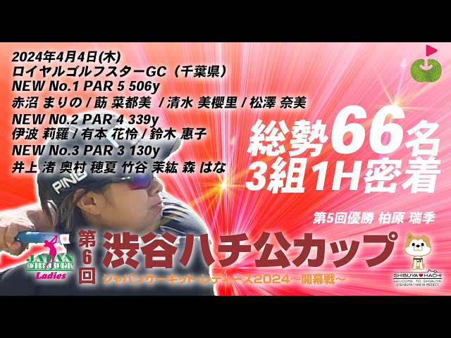 【NEW1-3組目】今年もはじまるプロテスト合格を目指した選手達の戦い！ジャパンサーキットレディース開幕戦『3組1H密着①』