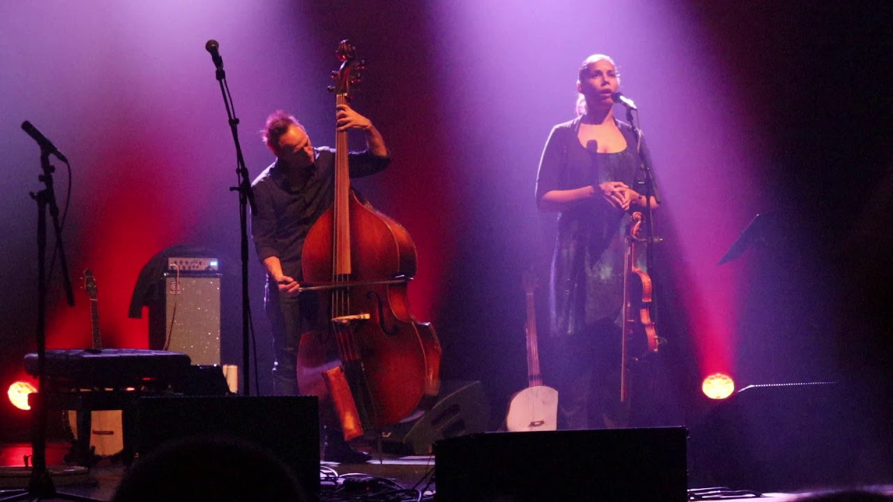 Rhiannon Giddens, Francesco Turrisi and bassist Jason Sypher -27