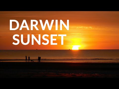 Amazing sunset in Darwin - Lee Point - Northern Territory
