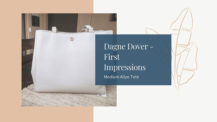 ♡ DAGNE DOVER- MEDIUM ALLYN TOTE #dagnedover #allyntote #dagnedoverbag