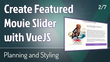 2. Create Featured Movie Slider (2/7) - Planning and Styling