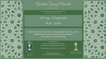 WinterSpring Mawlid 