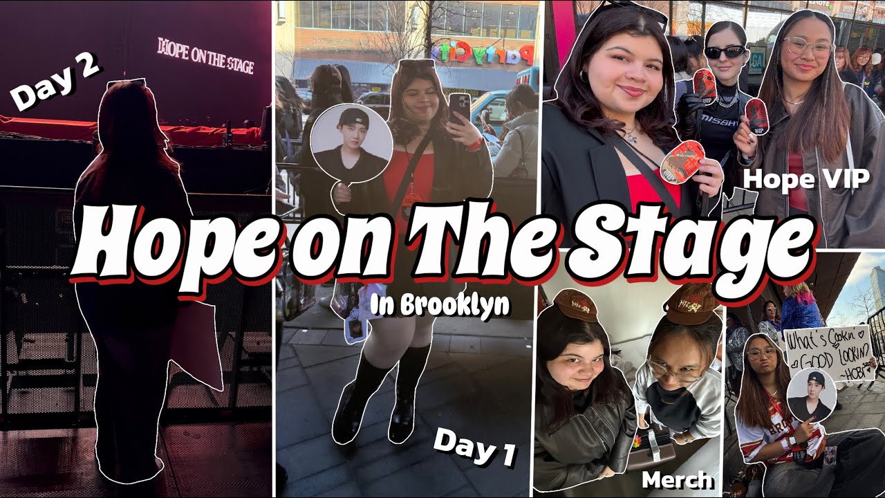 Hope On The Stage Vlog! NYC, Hope VIP, Send Off, Line Friends.
