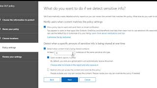 Office 365 data leak prevention in 2 minutes