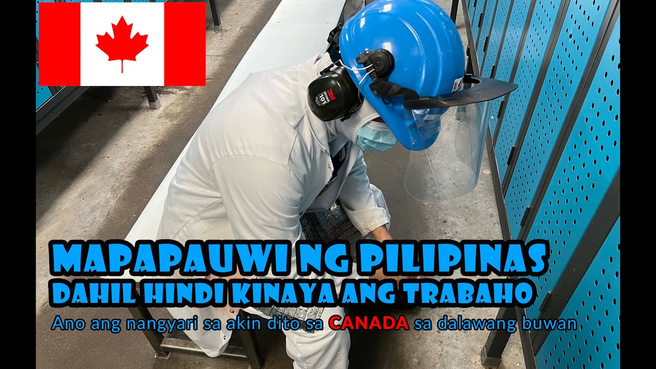 Mapapauwi ng Pilipinas dahil sa hirap ng trabaho sa Canada