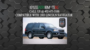 How To Replace Lincoln Navigator Key Fob Battery 2003