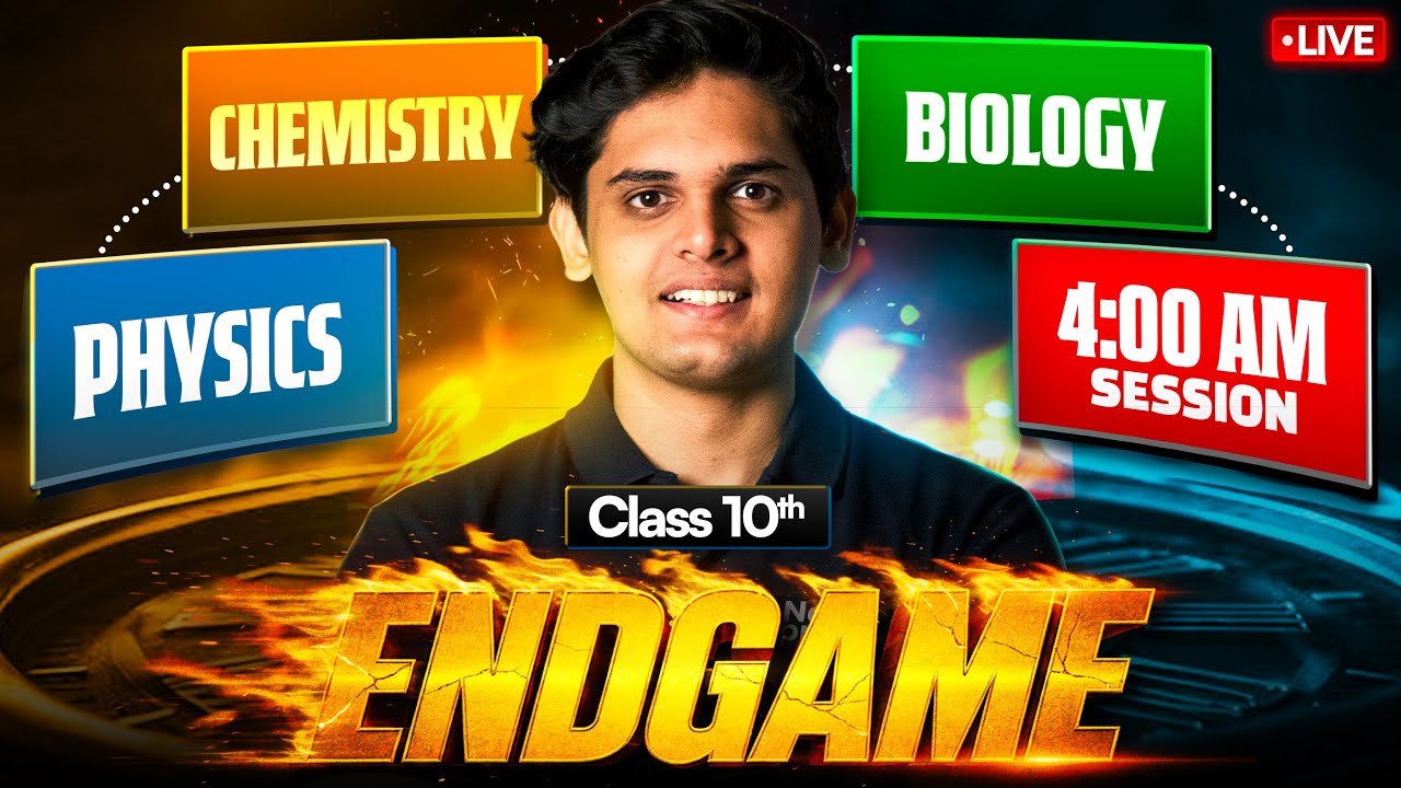 Class 10th Endgame - Final Science Revision🔥| Prashant Kirad