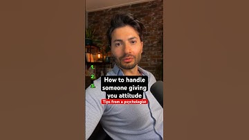 Try this the next time someone gives you attitude