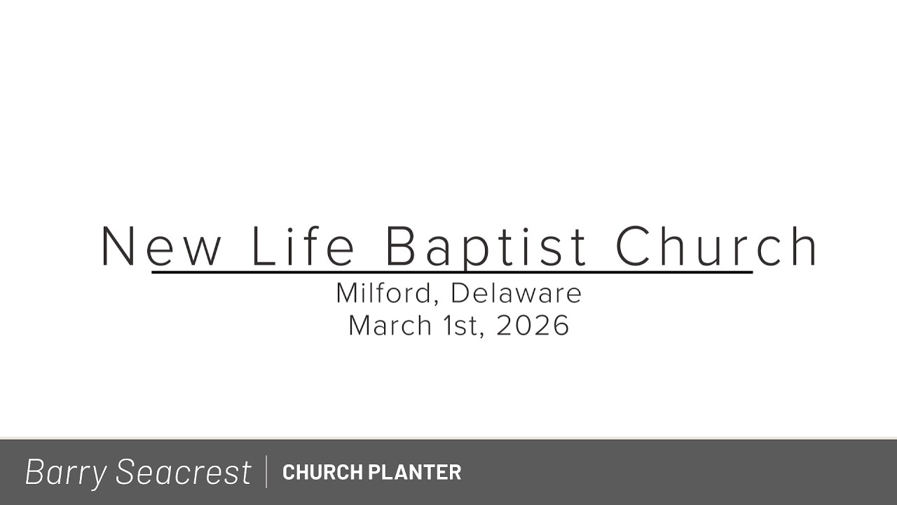 Barry Seacrest - Church Planter