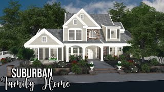 ROBLOX | Bloxburg Suburban Family Home | Tutorial | 289k | Ellvoi