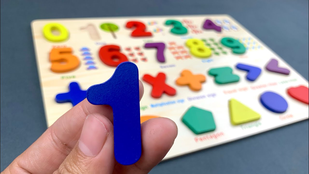 Best Learning Numbers, Shapes & Counting 1 - 10 | Preschool Toddler ...