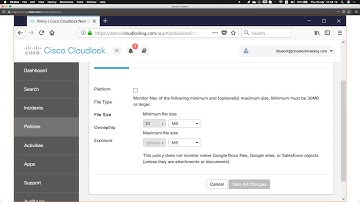 Explore Cisco Cloudlock Application and Data Security-Demo