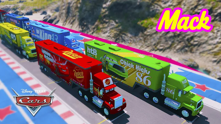 Cars 3 Mack Truck Stream LIVE MIX Cars (Carros) Ma...