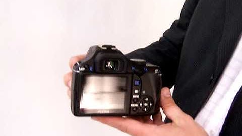 AP video of a pre-production Pentax K-x