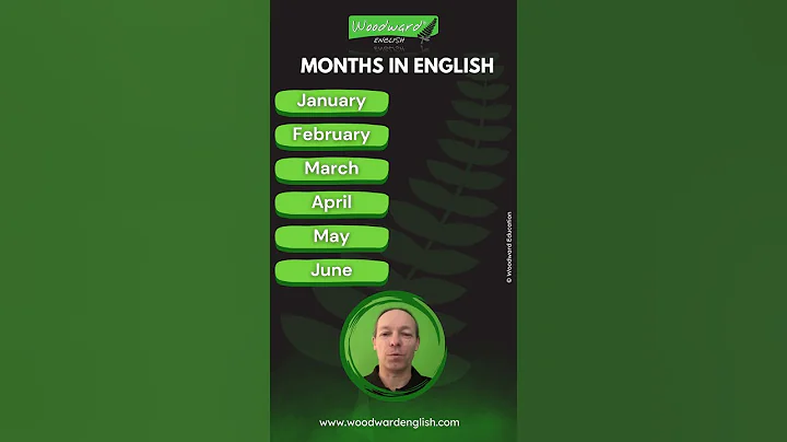 Months in English | Learn English Pronunciation of the Months of the Year | Woodward English