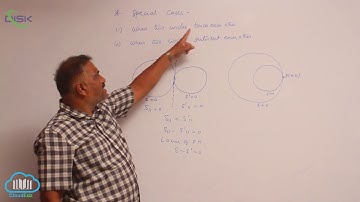 Radical axis of two circles || Special cases || Disk Telangana