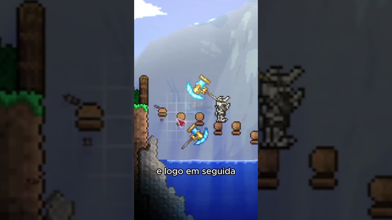 Como fazer uma ponte no Terrraria #terraria #fyp #shorts