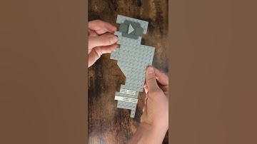 Day 350 of building a silver play button out of LEGO until I get a real one #lego #playbutton #short