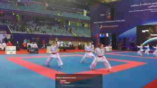 Female Team Kata Final, Peru - Spain - Turkey - Egypt