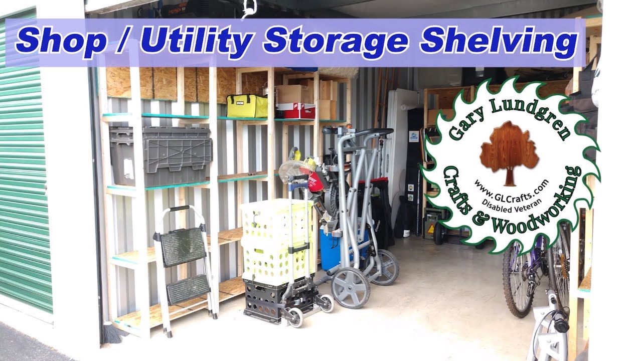 Utility Shelving for your Shop or Storage Space that is easy, cheap
