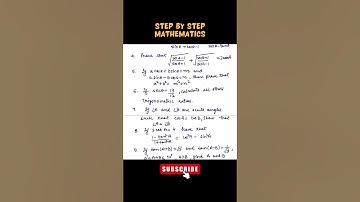 Ch 8 Introduction to Trigonometry important questions | Class 10 Maths  #shorts #trending