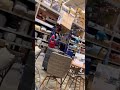 Lowe&#39;s employee screaming, freaking out on a lift machine.