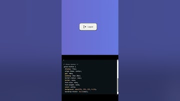 ✨ Stylish Glassmorphic Logout Button | HTML & CSS  #reactjs #coding #programming