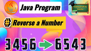 Reverse a Number in Java | Reverse a Number using While Loop in Java | Coding Draft by Kanika