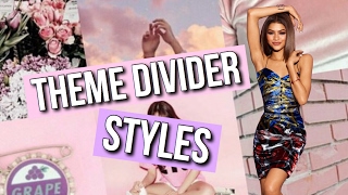 Two Styles of Theme Dividers: How To #2