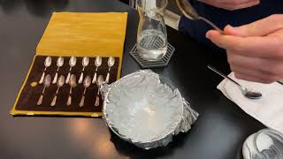 Come lucidare in un lampo l’argento ossidato con una soluzione ecologica! ( reazione incredibile)