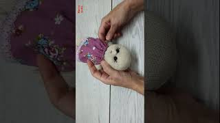 Eldivenden oyuncak bebek nasıl yapılır #kendinyap #diy #shortsyoutube #geridönüşüm