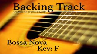 Video thumbnail of "Bossa Nova Backing Track F7+"