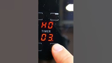 Ariston Electric hob timer how to use part 2