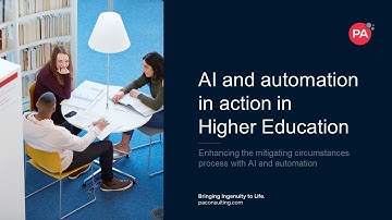 AI and automation in action in Higher Education