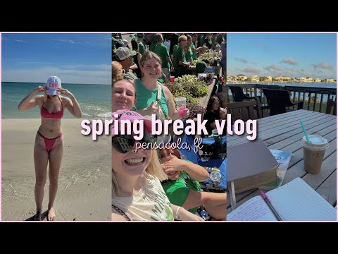 spring break vlog 2024: st. paddy's in savannah, pensacola fl, being open & honest about life lately