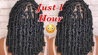 CROCHET BUTTERFLY LOCS TUTORIAL | BEGINNER FRIENDLY #DISTRESSEDBOBLOCS