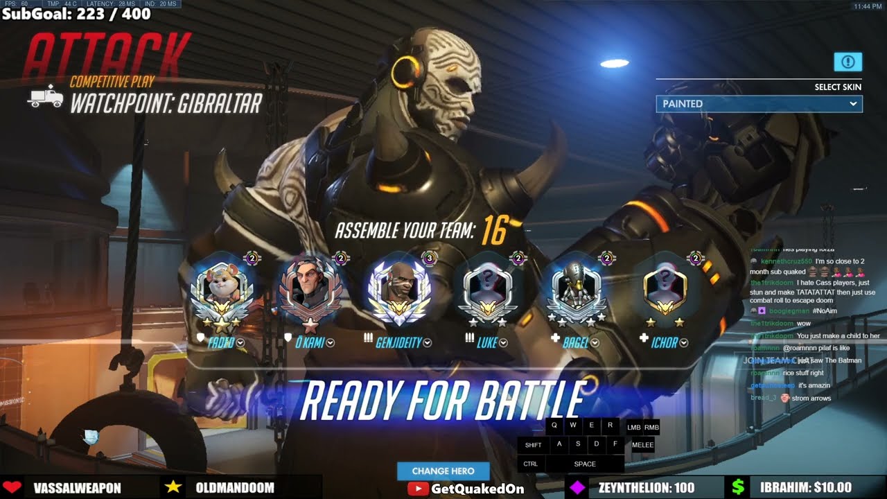 GetQuakedOn Doomfist God Overwatch Gameplay Season 33 Top 500