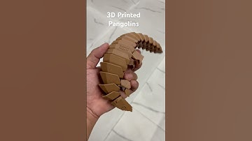 Metal Armoured Pangolins #3dprinter #3dprinting #pangolin