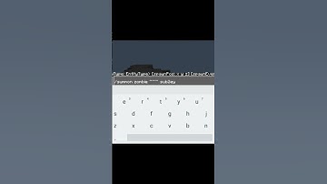 How to summon a super fast zombie ! (command) #and_man_channel #shorts