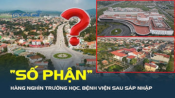 Sáp nhập tỉnh, bỏ cấp huyện: Hàng nghìn TRƯỜNG HỌC, BỆNH VIỆN sẽ ra sao?| CafeLand